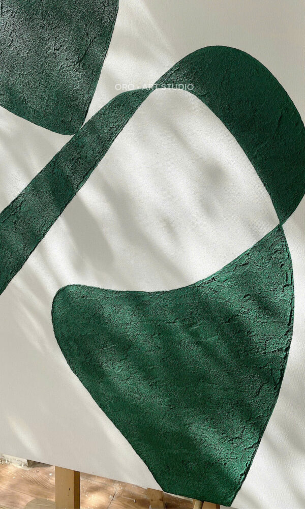 ABSTRACT GREEN - 80x80cm - Hình ảnh 4