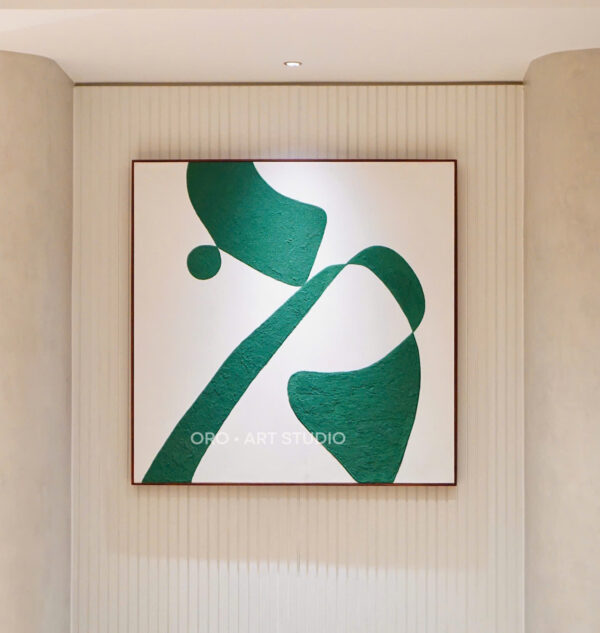 ABSTRACT GREEN - 80x80cm