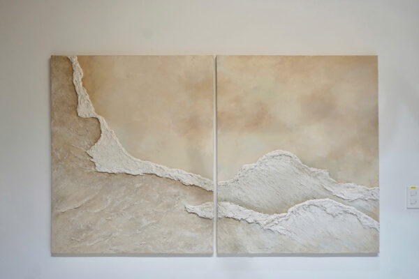 SÓNG ĐÔI - Set 2 tranh 90x110cm - Hình ảnh 4