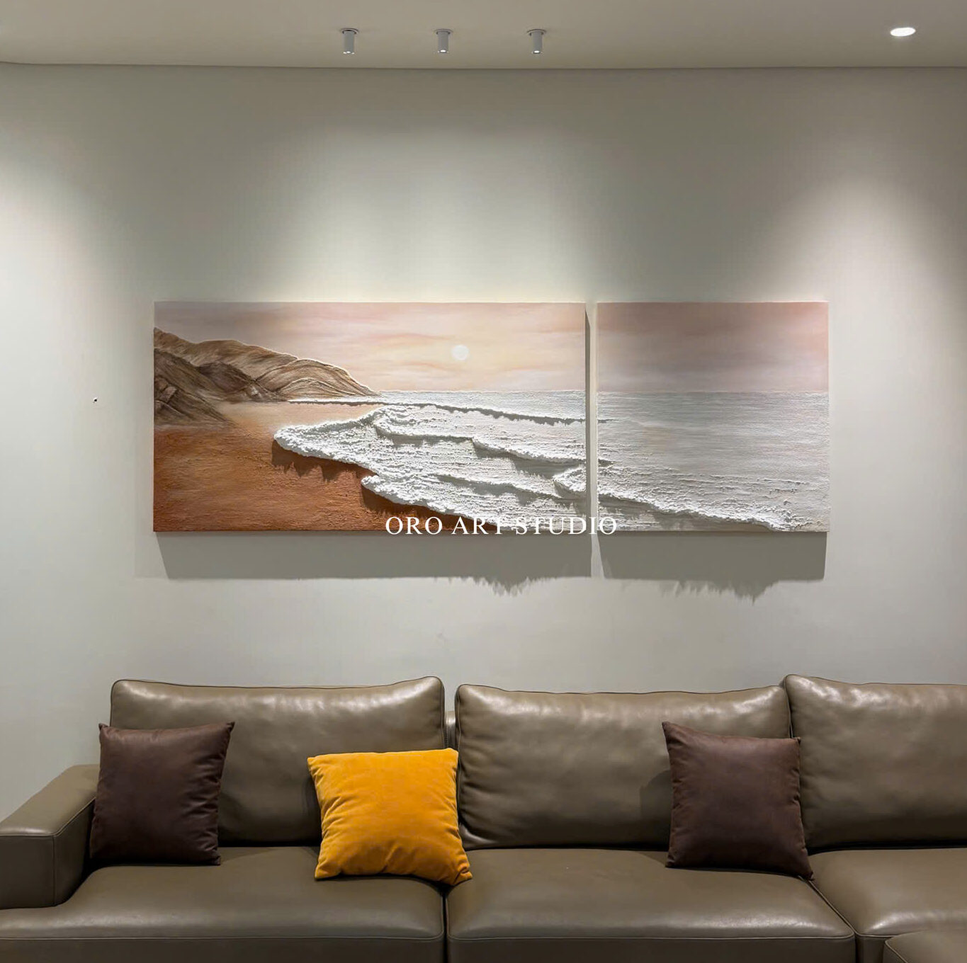 THE SÓNG - SET 2 TRANH 150x80cm và 80x80cm