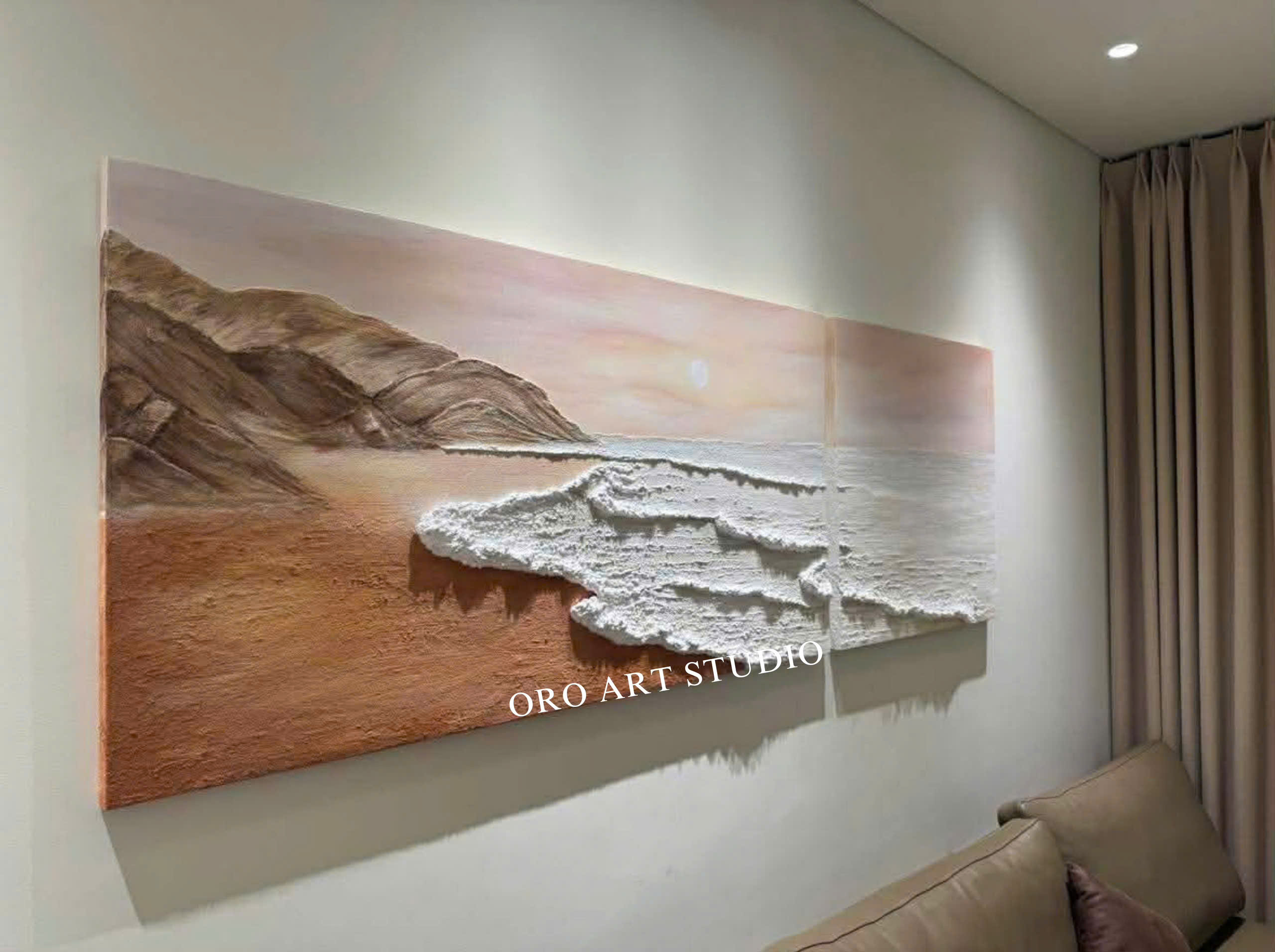 THE SÓNG - SET 2 TRANH 150x80cm và 80x80cm - Ảnh 5