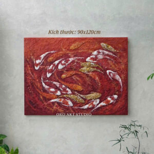 KOI FISH - 120x90cm
