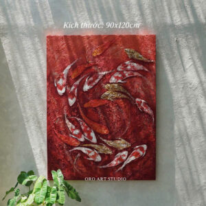 KOI FISH - 90x120cm