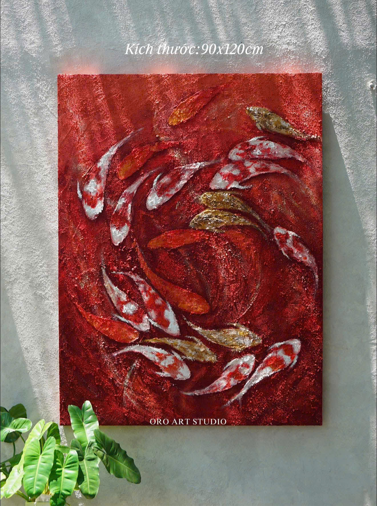 KOI FISH - 90x120cm - Ảnh 5